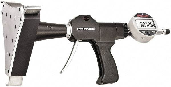 Starrett - Electronic Bore Gages Type: Pistol Grip Electronic Bore Gage Minimum Measurement (Decimal Inch): 7.0000 - Benchmark Tooling