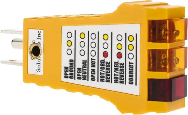 PRO-SAFE - Anti-Static Equipment Accessories Type: Outlet Tester Anti-Static Equipment Compatibility: All Electrical Outlets in USA - Benchmark Tooling