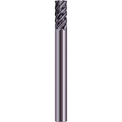 ‎1/4 End Mill 6FL SQ TX - POWER-CARB 1/4x17/32x3-1/2 - Exact Industrial Supply