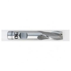 36.0mm Dia. x 4-1/8 Overall Length 2-Flute Square End HSS-CO SE End Mill-Round Shank-Center Cutting-Uncoated - Benchmark Tooling
