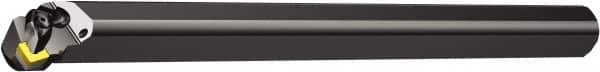 Sandvik Coromant - 1.7598" Min Bore Diam, 12" OAL, 1-1/2" Shank Diam, A..DSKNR/L Indexable Boring Bar - Wedge Holding Method - Benchmark Tooling
