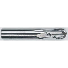 1/2" Dia. - 3" OAL - Solid CBD - Bright - Ball Nose SE EM - 2 FL - Benchmark Tooling