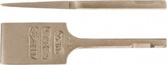 Ampco - 2" Head Width, 7-3/4" OAL, 5/8" Shank Diam, Scaling Chisel - Square Drive, Square Shank - Benchmark Tooling