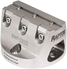 Raptor Workholding - 3/4" Jaw Width, 3" High Dovetail Vise - For Use with 4 & 5 Axis Workholding Systems - Benchmark Tooling