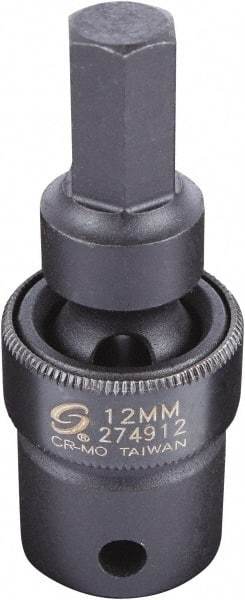 Sunex Tools - 1/2" Drive, 12mm Impact Hex Bit Socket - Benchmark Tooling
