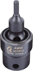 Sunex Tools - 3/8" Drive, 4mm Impact Hex Bit Socket - Benchmark Tooling