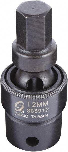Sunex Tools - 3/8" Drive, 12mm Impact Hex Bit Socket - Benchmark Tooling