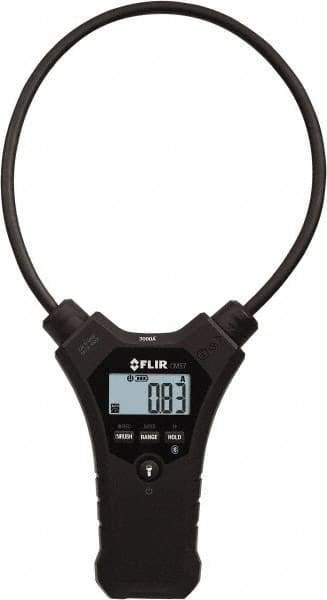 FLIR - CM57, CAT IV, Digital True RMS Wireless Clamp Meter with 18" Flex Jaws - 3000 AC Amps, Measures Current - Benchmark Tooling