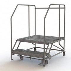 TRI-ARC - Rolling & Wall Mounted Ladders & Platforms Type: Rolling Work Platform Style: Steel Work Platform - Benchmark Tooling