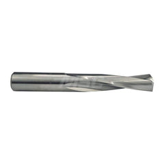 Screw Machine Length Drill Bit: 0.368″ Dia, 135 °, Solid Carbide Coated, Right Hand Cut, Spiral Flute, Straight-Cylindrical Shank, Series 205