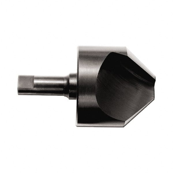M.A. Ford - 3/8" Head Diam, 1/4" Shank Diam, 1 Flute 60° High Speed Steel Countersink - Benchmark Tooling