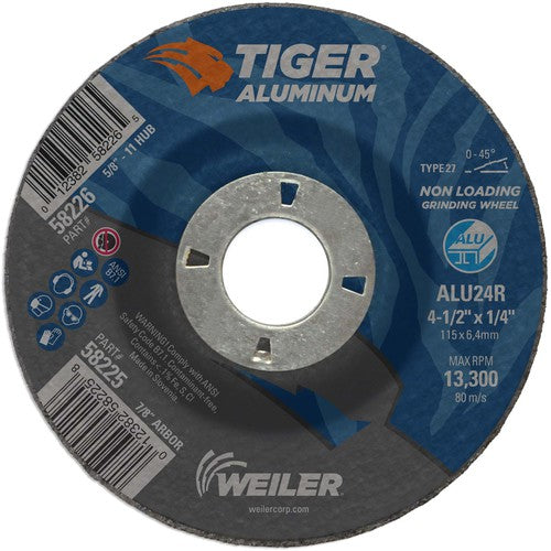 ‎4-1/2X1/4 TIGER ALUM T27 GRIND WHL - Benchmark Tooling