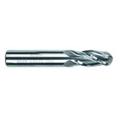 3/4 Dia. x 5 Overall Length 2-Flute Square End Solid Carbide SE End Mill-Round Shank-Center Cut-TiAlN - Benchmark Tooling