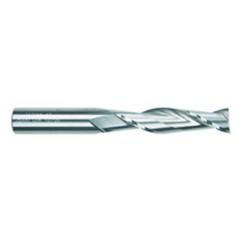 1/2 Dia. x 4 Overall Length 2-Flute Square End Solid Carbide SE End Mill-Round Shank-Center Cut-Uncoated - Benchmark Tooling