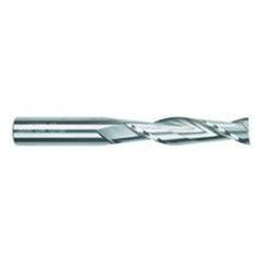 5/8 Dia. x 5 Overall Length 2-Flute Square End Solid Carbide SE End Mill-Round Shank-Center Cut-Uncoated - Benchmark Tooling