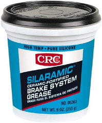 CRC - 9 oz Tub Polydimethylsiloxane High Temperature Grease - Off White, High/Low Temperature, 3000°F Max Temp, NLGIG 2, - Benchmark Tooling