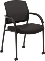 Hon - 34-1/2" High Guest Chair - 23" Wide x 24-3/4" Deep, Fabric Mesh Seat, Black - Benchmark Tooling