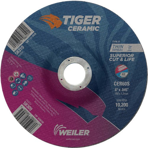 6X.045 TIGER CERAMIC T27 C/O WHL - Benchmark Tooling