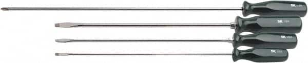 SK - 4 Piece Phillips & Slotted Screwdriver Set - Bit Sizes: Philips #2 - Benchmark Tooling