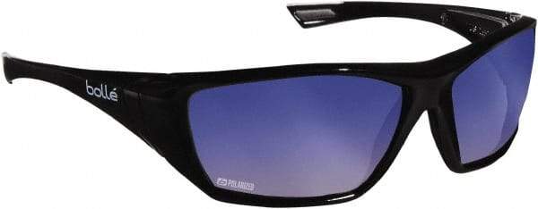 bolle SAFETY - Smoke Mirror Lenses, Framed Safety Glasses - Anti-Fog, Scratch Resistant, Size M, Wrap Around - Benchmark Tooling