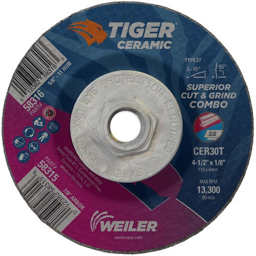 ‎4-1/2X1/8 TIGER CERAMIC TYPE - Benchmark Tooling