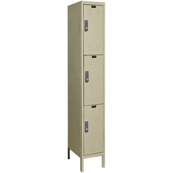 Hallowell - 3 Door, 3 Tier, Electronic Access Lockers - Benchmark Tooling