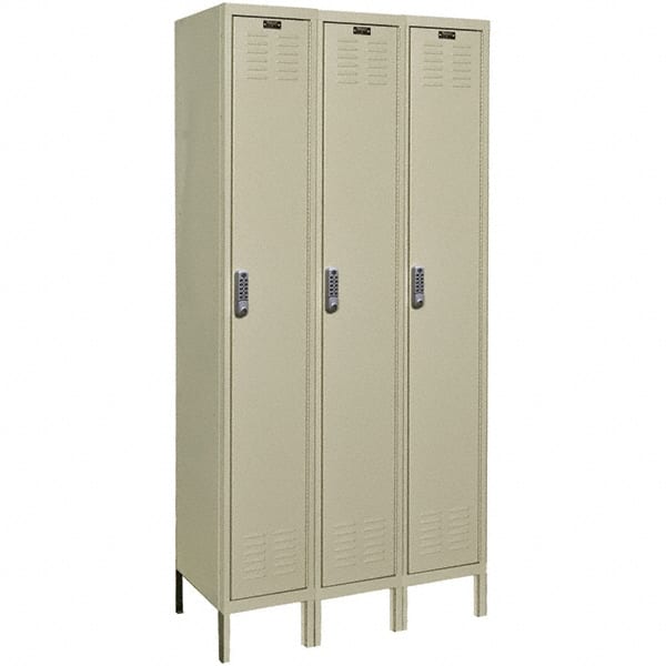 Hallowell - 3 Door, 1 Tier, Electronic Access Lockers - Benchmark Tooling