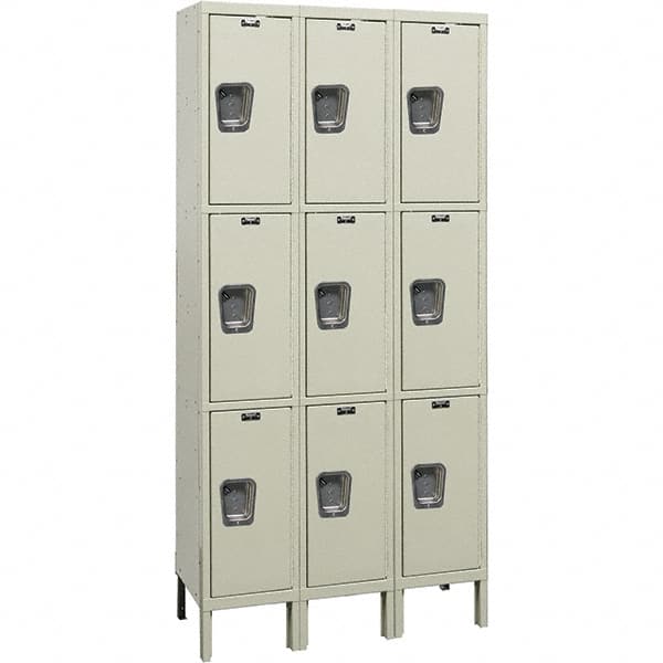 Hallowell - 9 Door, 3 Tier, Premium Wardrobe Lockers - Benchmark Tooling