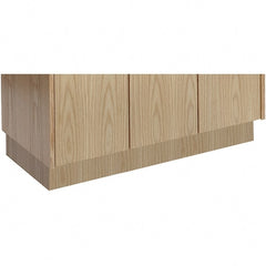 Hallowell - 12" Wide x 4" High x 18" Deep, Locker Base - Benchmark Tooling