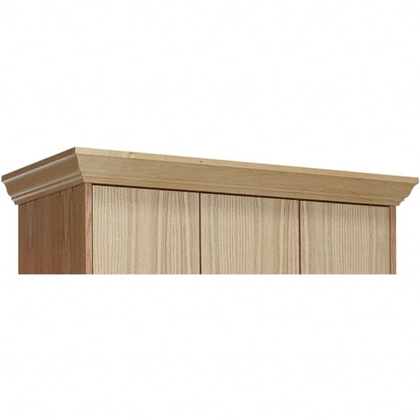 Hallowell - 36" Wide x 4" High, Locker Front Crown Molding - Benchmark Tooling