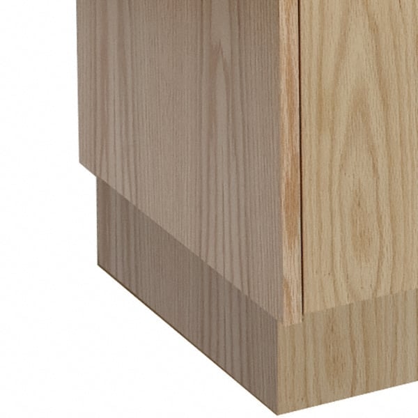 Hallowell - 18" Wide x 4" Deep, Locker Finished End Base - Benchmark Tooling