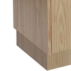 Hallowell - 18" Wide x 4" Deep, Locker Finished End Base - Benchmark Tooling