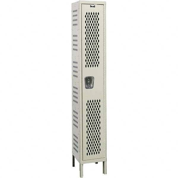 Hallowell - 1 Door, 1 Tier, Heavy-Duty Ventilated Wardrobe & Box Lockers - Benchmark Tooling