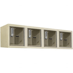 Hallowell - 4 Door, 4 Tier, Safety-View Plus Box Locker - Benchmark Tooling