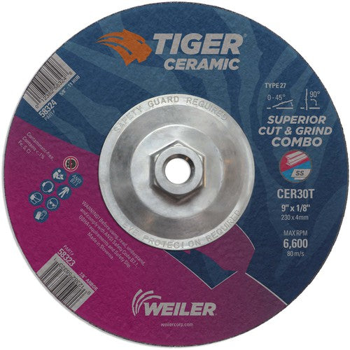 9X1/8 TIGER CERAMIC T27 COMBO WHL - Benchmark Tooling