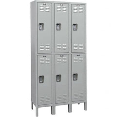 Hallowell - Medsafe 6 Door, 2 Tier, Premium Wardrobe Lockers - Benchmark Tooling