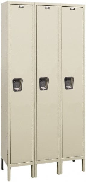 Hallowell - 3 Door, 1 Tier, Premium Wardrobe Lockers - Benchmark Tooling