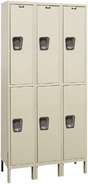 Hallowell - 6 Door, 2 Tier, Premium Wardrobe Lockers - Benchmark Tooling