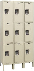 Hallowell - 9 Door, 3 Tier, Premium Wardrobe Lockers - Benchmark Tooling