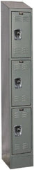 Hallowell - 3 Door, 3 Tier, Ready-Built Wardrobe & Box Lockers - Benchmark Tooling