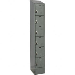 Hallowell - 6 Door, 6 Tier, Ready-Built Wardrobe & Box Lockers - Benchmark Tooling