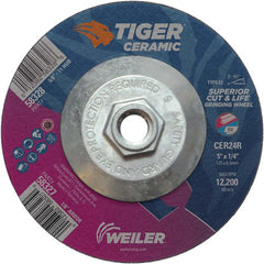 5X1/4 TIGER CERAMIC T27 GRIND WHL - Benchmark Tooling