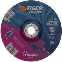 7X1/4 TIGER CERAMIC T27 GRIND WHL - Benchmark Tooling