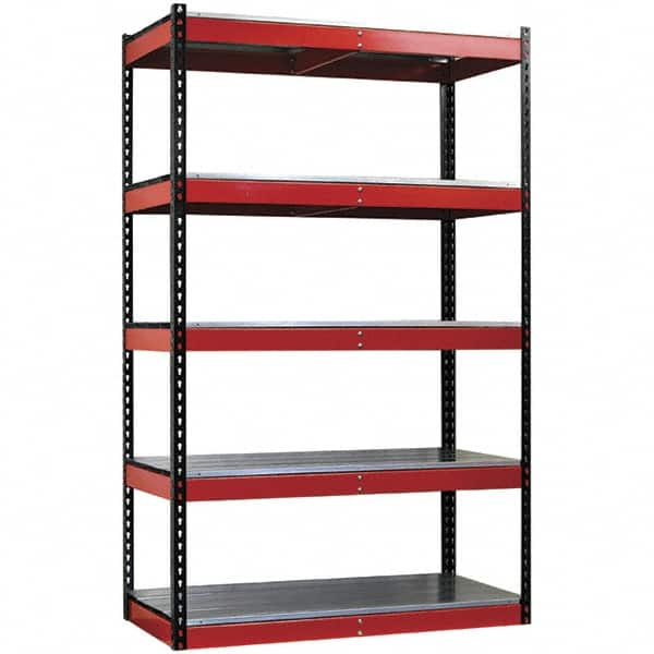 Hallowell - Steel Workbench & Workstation Shelf - 24" Deep, 78" High, Use with Fort Knox Modular Utility Storage & Workbench System - Benchmark Tooling