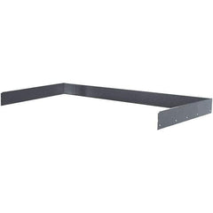 Hallowell - Workbench & Workstation Back and End Stop Kit - 30" Deep, 4-1/2" High, Use with Heavy-Duty Adjustable Leg Workbenches - Benchmark Tooling
