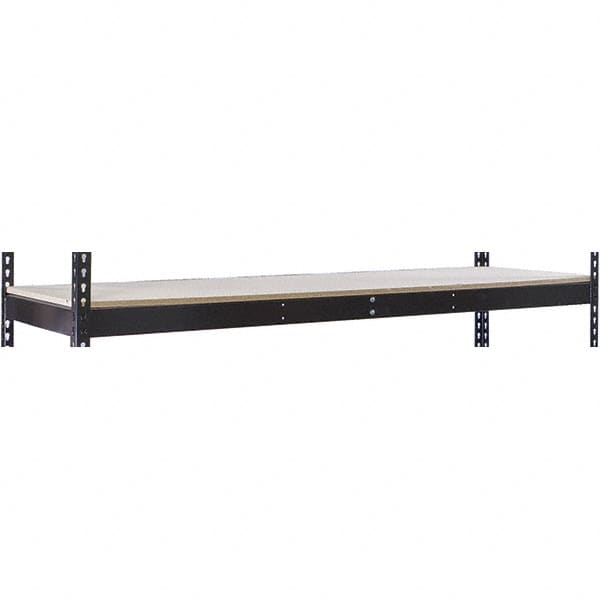 Hallowell - 60" Wide, 5/8 High, Open Shelving Accessory/Component - 30" Deep, Use with Black Rivetwell Double Rivet Boltless Shelving - Benchmark Tooling