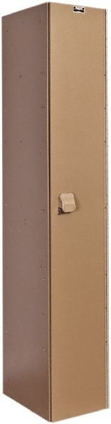 Hallowell - 1 Door, 1 Tier, Solid Plastic Locker - Benchmark Tooling