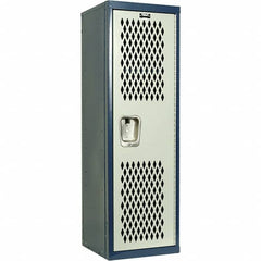 Hallowell - 1 Door, 1 Tier, Heavy-Duty Ventilated Wardrobe & Box Lockers - Benchmark Tooling