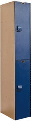 Hallowell - 2 Door, 2 Tier, Solid Plastic Locker - Benchmark Tooling