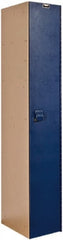 Hallowell - 1 Door, 1 Tier, Solid Plastic Locker - Benchmark Tooling